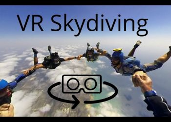 3D 360 VR skydiving experience with the Vuze camera (4K)