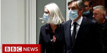 French ex-PM found guilty over wife’s ‘fake job’ – BBC News